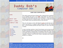 Tablet Screenshot of daddybob.com